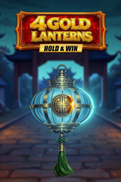 4 Gold Lanterns Hold & Win slot at Cleobetra Casino