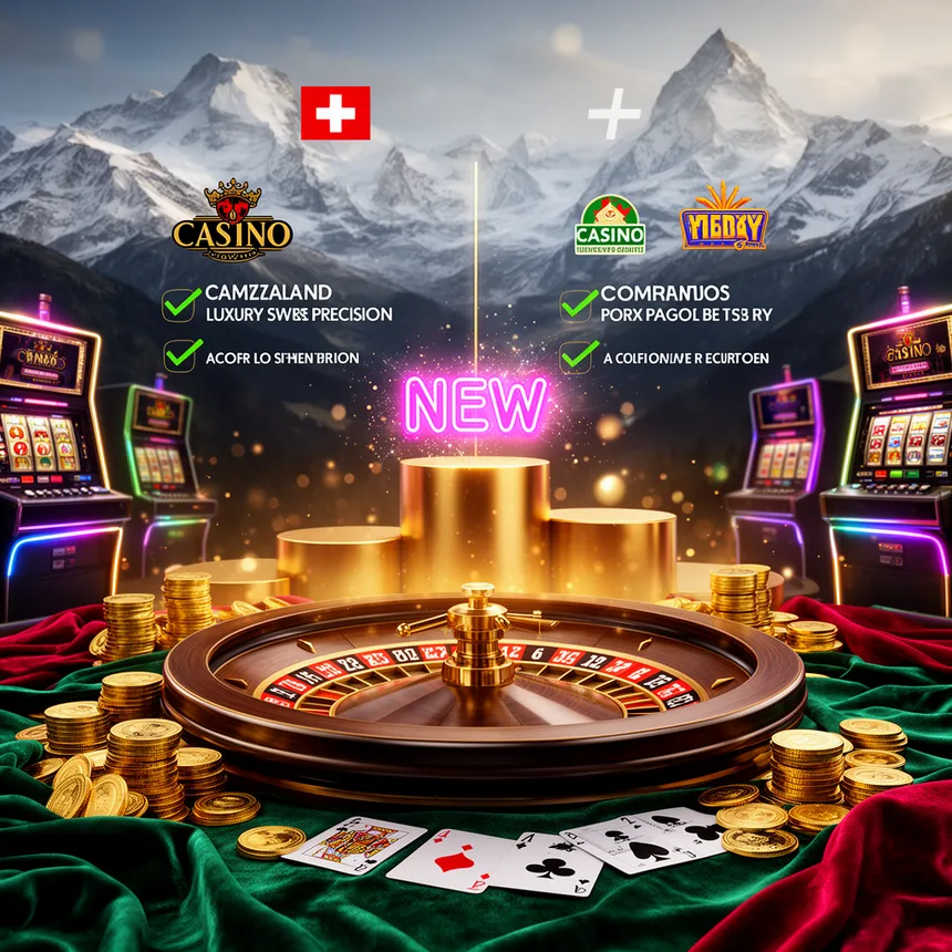 Player checking a promo screen on a casino kiosk