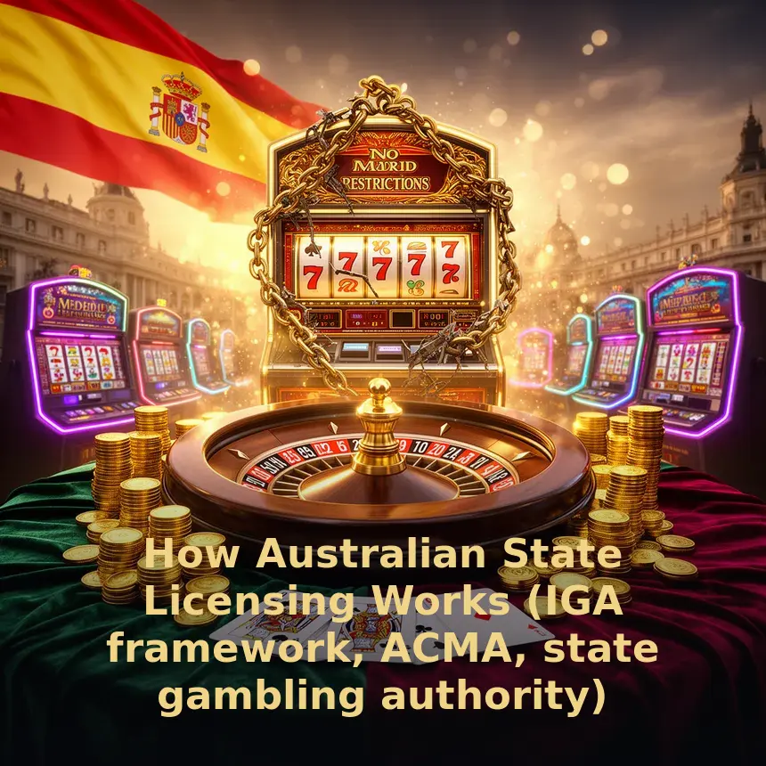 How Australian State Licensing Works (IGA framework, ACMA, state gambling authority)